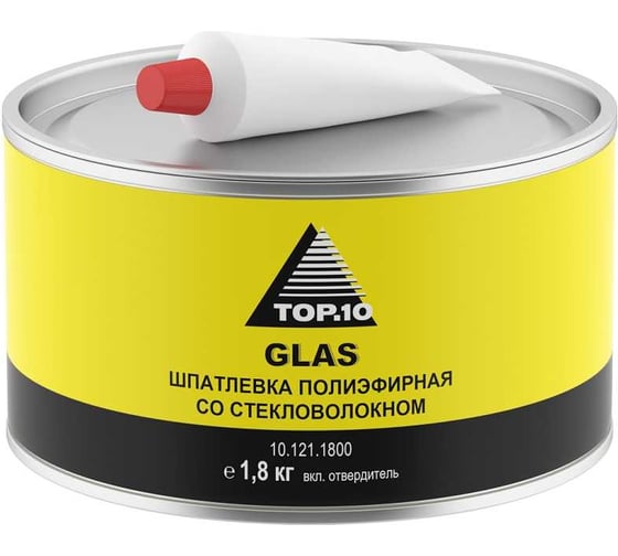 Шпатлевка TOP.10 GLAS 1,8 кг 10.121.1800.