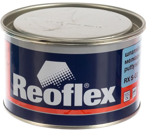 Мелкодисперсная шпатлевка Reoflex Soft 0.6 кг RX S-02/600