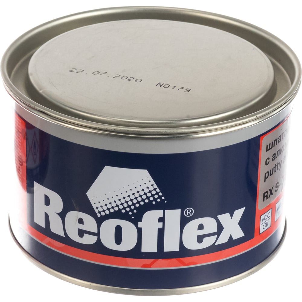 Шпатлевка с алюминием Reoflex Alumet 0.6 кг RX S-04/600 - выгодная цена ...
