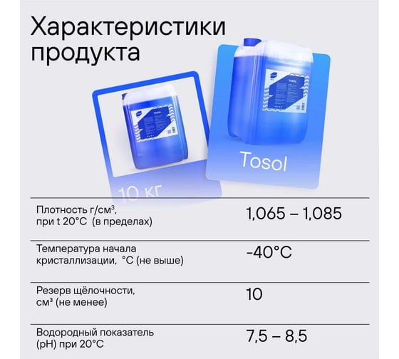 Тосол для двигателя автомобиля SotSnab А-40 МД, (-40), охлаждающая жидкость 20 кг ТОСА-30.20