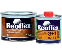 Акриловый грунт Reoflex 3+1 0.5 л, черный RX F-04/500 B