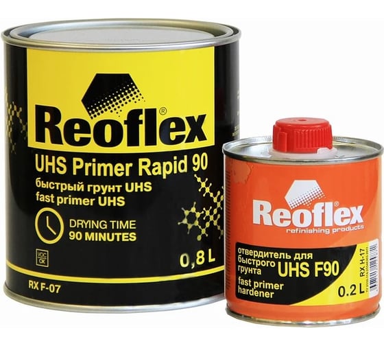 Быстрый грунт Reoflex UHS 0.8 л, светло-серый RX F-07/800 G 1