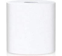 Протирочный материал, двухслойный, 350 м, белый, с перфорацией, втулка 7,6 см, 1 рулон в упаковке Бумага Сити БС-387 (1 рул/упак) М