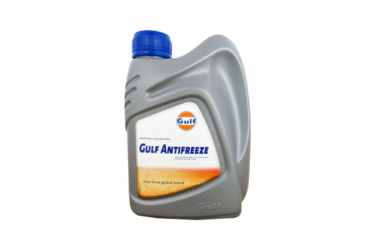 Антифриз GULF Antifreeze концентрированный, синий 690007GU01 - выгодная ...