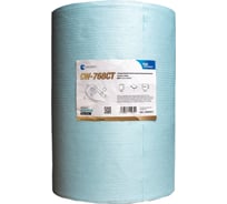 Специальный протирочный материал CWORKS CW-768CT 68г/м2 бирюзовый креп-тиснение 30x38см 500л/рулон J220R0011