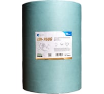Специальный протирочный материал CWORKS CW-768G 68г/м2 зеленый креп-тиснение 30x38см 500л/рулон J220R0012