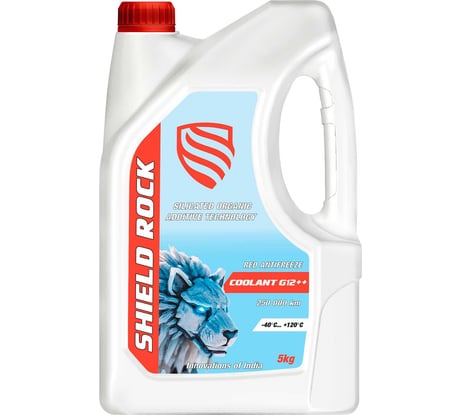 Антифриз Shield Lubricants SHIELD ROCK COOLANT PREMIUM G12++ 5 л 350929