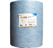 Мягкий протирочный материал CWORKS CW-985 85 г/м2, голубой, V-тиснение, 32x36 см, 500 л/рулон J220R0010