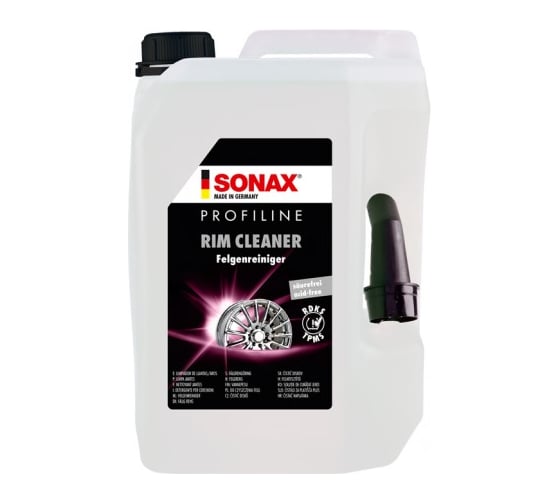 Бескислотное средство для очистки колесных дисков SONAX ProfiLine PLUS 5л 230500