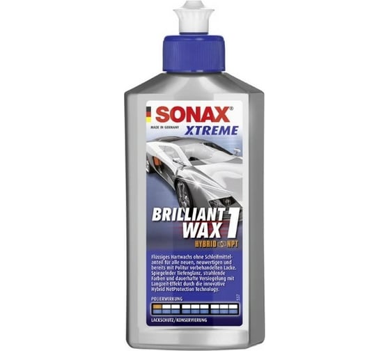 Бриллиантовый воск SONAX Xtreme NanoPro 0,25л 201100
