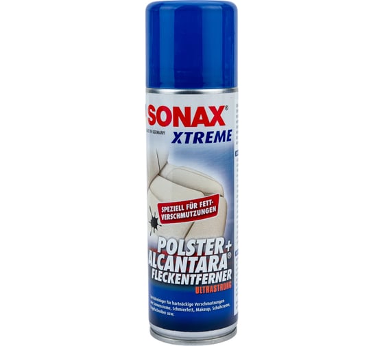 Усиленный очиститель обивки салона и алькантары SONAX Xtreme 0,3л 252200