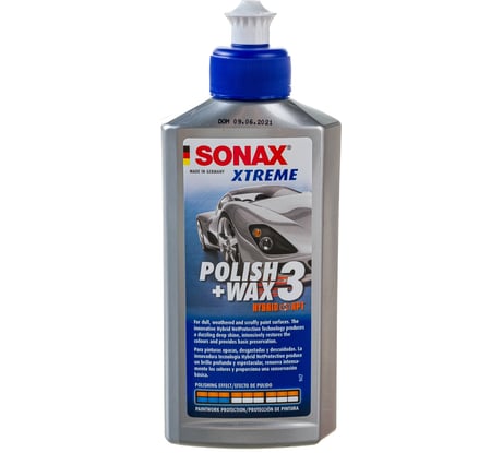 Полироль №3 для поврежденных покрытий SONAX Xtreme NanoPro 0,25л 202100