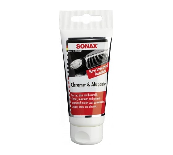 Паста для хрома и алюминия SONAX 0,075л 308000