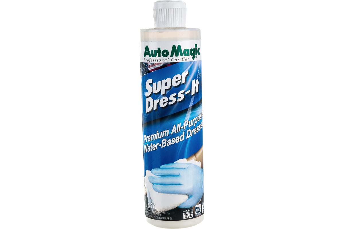 Полироль для пластика и резины AutoMagic Super Dress-it 473 мл 65R -  выгодная цена, отзывы, характеристики, фото - купить в Москве и РФ