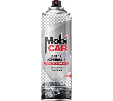 Акриловый аэрозольный лак Mobicar 1К 650 мл, бесцветный глянцевый 0503-30 MC