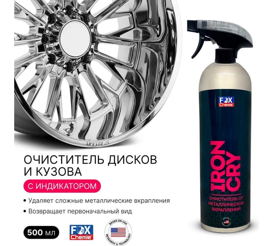 Очиститель от металлических вкраплений Fox Chemie Iron Cry 500 мл LMF120
