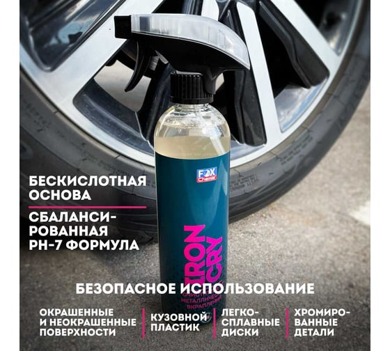 Очиститель от металлических вкраплений Fox Chemie Iron Cry 500 мл LMF120
