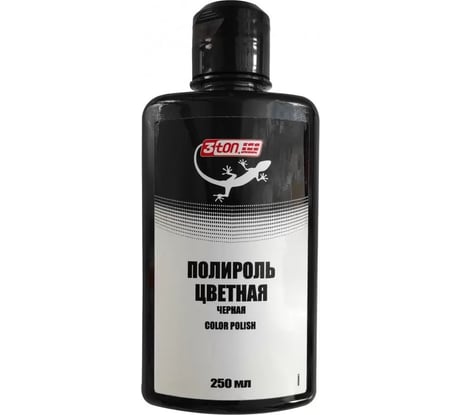 Полироль кузова 3ton ТК-201 с воском, черная, 250 мл 55326