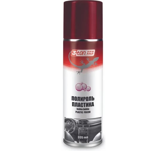 Полироль пластика 3ton ТС-338 PLASTIC POLISH Hubba Bubba 335 мл 55363 1