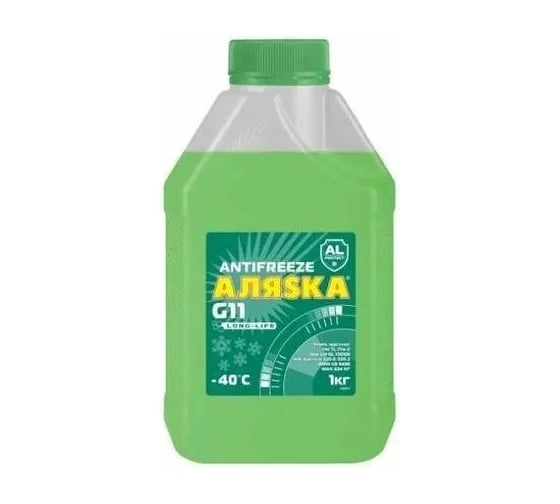 Антифриз АЛЯSКА 40 G11 green 1кг 5063