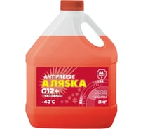 Антифриз АЛЯSКА Long Life (Лонг Лайф) красный 3 кг 5542