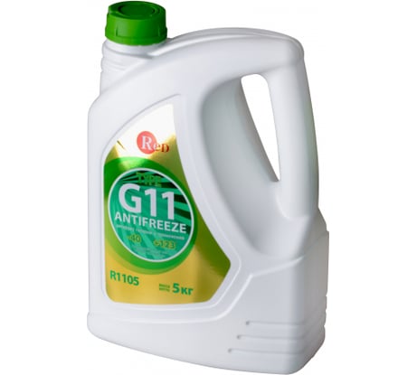 Антифриз готовый к применению RED G11, зеленый, 5 кг R1105