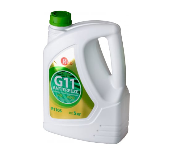 Антифриз готовый к применению RED G11, зеленый, 5 кг R1105