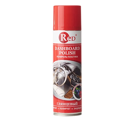 Полироль пластика RED глянцевый, лесные ягоды, аэрозоль, 250 мл R4335
