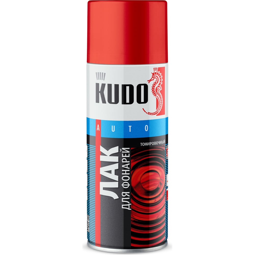 Лак для тонировки фар KUDO красный KU-9022 - выгодная цена, отзывы ...