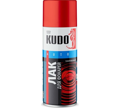 Лак для тонировки фар KUDO красный KU-9022