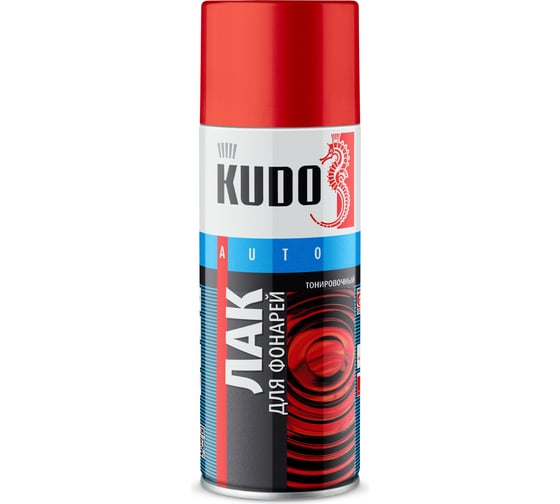 Лак для тонировки фар KUDO красный KU-9022 1