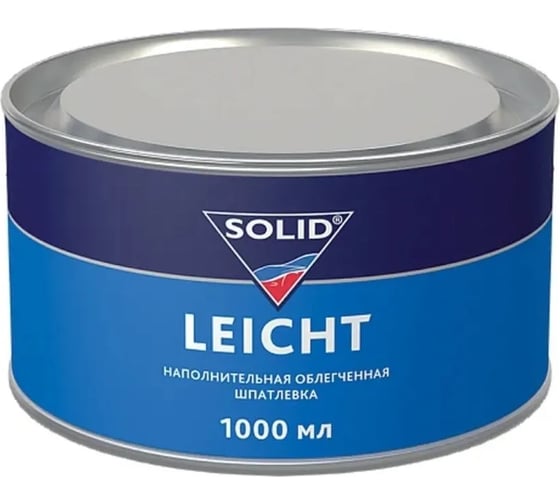Наполнительная облегченная шпатлевка SOLID LEICHT - фасовка 1000 мл 310.1000 1