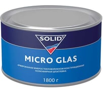 Наполнительная шпатлевка SOLID MICRO GLAS - (фасовка 1800гр), усиленная микростекловолокном 315.1800