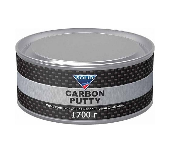 Наполнительная шпатлевка SOLID PROFESSIONAL LINE CARBON PUTTY - (1700 гр), с карбоновой нитью 516.1700 1