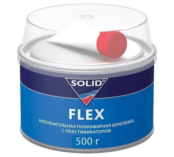 Наполнительная шпатлевка SOLID FLEX - (500 гр) с пластификатором 318.0500 1