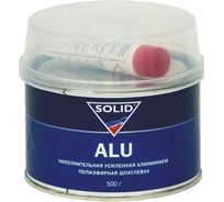 Наполнительная шпатлевка SOLID ALU (фасовка 500 гр), усиленная алюминием 314.0500