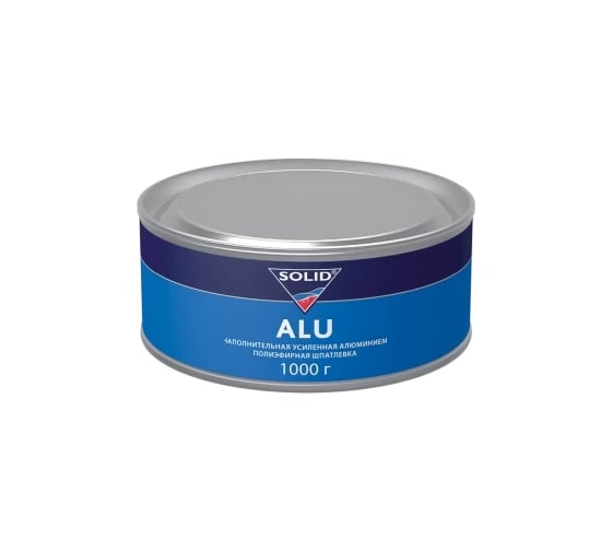 Наполнительная шпатлевка SOLID ALU (фасовка 1000 гр), усиленная алюминием 314.1000 1