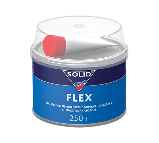 Наполнительная шпатлевка SOLID FLEX 250 гр, с пластификатором 318.0250