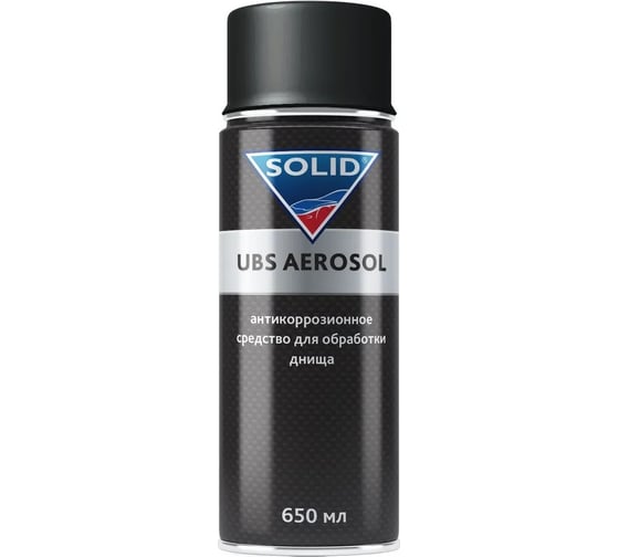 Антикоррозионное средство для обработки днища SOLID PROF UBS AEROSOL 650 ml (аэрозоль) 450.0651.U