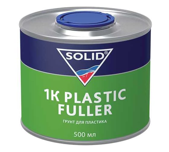 Адгезионный грунт для пластика SOLID 1K PLASTIC PRIMER 500 мл (бесцветный) 335.0501