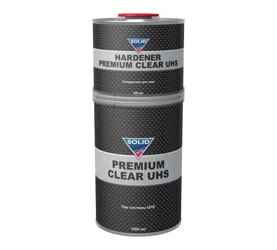 Лак системы UHS SOLID PRO PREMIUM CLEAR UHS (5000+2500мл) - 2K (в комплекте с отвердителем) 522.7500 1