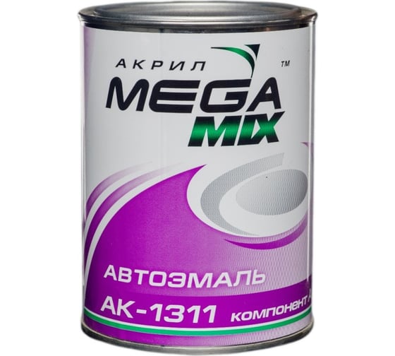 Эмаль акриловая Megamix AK-1311 Синевато-зеленый 394, 840 мл 4673755204267 1