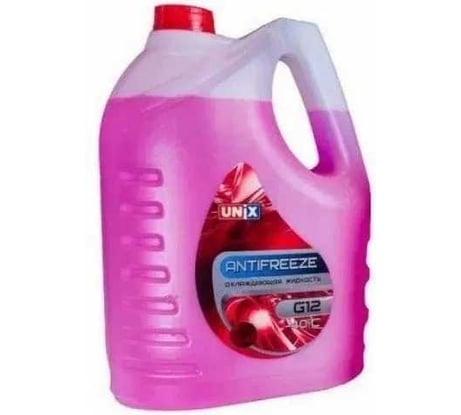 Антифриз UNIX G-12 красный 5кг 4602538