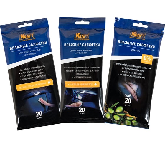 Влажные салфетки KRAFT 60 шт. KT 834018 1