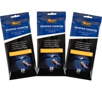 Влажные салфетки KRAFT для стеклянных поверхностей, 60 шт. KT 834014