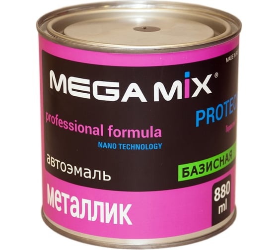 Базовая автоэмаль Megamix, Great Wall/Haval Cocoa Brown D6, 850 мл. Базисная автомобильная краска под лак, металлик 4673755208203 1