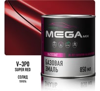 Базовая эмаль Megamix Toyota Super Red V-3P0, 850 gr. Базисная автомобильная краска под лак, металлик 4673755208753
