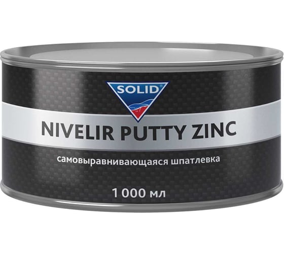 Самовыравнивающаяся шпатлевка SOLID 506.6100 PROFESSIONAL LINE NIVELIR PUTTY ZINC (1000 мл) 506.0100 1