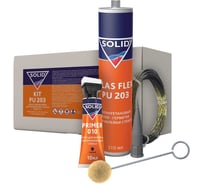 Набор для вклейки автомобильных стекол SOLID KIT PU 203 310ml 3-ч. 377.0203.03