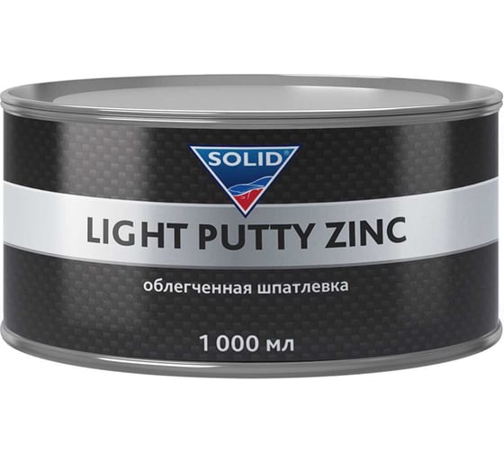 Облегченная шпатлевка SOLID PROFESSIONAL LINE LIGHT PUTTY ZINC (1000 мл) 507.7100 1